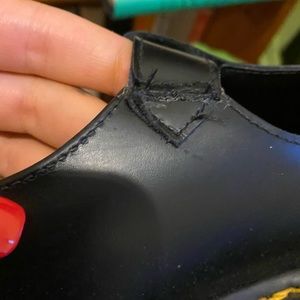 Dr. Martens Bethan Black Leather Platform Mary Jane Shoes Womens Size 10 US UK 8